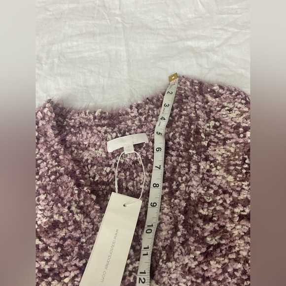 Adyson Parker Textured Knit in Purple and Cream - Picture 4 of 9